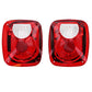 Rampage 1976-1983 Jeep CJ5 Taillight Conversion Kit - Brite