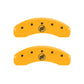 MGP 4 Caliper Covers Engraved Front Buick Rear Yellow Finish Black Char 2007 Buick Lucerne