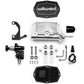 Wilwood Compact Tandem M/C - 7/8in Bore - w/Bracket and Valve (Pushrod) - Ball Burnished