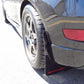 Rally Armor 13-19 USDM Ford Fiesta ST Black UR Mud Flap w/ White Logo