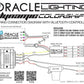 Oracle 08-19 Polaris RZR 570/800/900 Dynamic RGB+W Headlight Halo Kit - ColorSHIFT - Dynamic