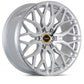 Vossen HF6-3 24x10 / 6x139.7 / ET25 / Deep Face / 106.1 - Silver Polished Wheel