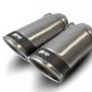 Remus Stainless Steel 84mm Angled w/Carbon Ring Tail Pipe Set (Pair)