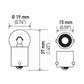 Hella Bulb 5007 12V 5W Ba15S B6 (2)
