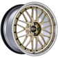 BBS LM 20x9.5 5x114.3 ET40 CB66 Gold Center Diamond Cut Lip Wheel