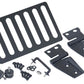 Kentrol 07-18 Jeep Wrangler JK Hood Kit Without Hood Catch - Textured Black