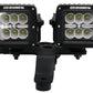 Go Rhino 18-20 Jeep Wrangler JL/JLU/Gladiator JT Light Mount - Two 3in Cubes