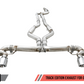 AWE Tuning 2019+ BMW M340i (G20) Track Edition Exhaust - Quad Chrome Silver Tips