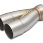 Vibrant 2-1 SS Merge Collectors (3in Inlet Slipover ID 3-1/2in Outlet OD) - Sold Individually