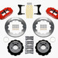 Wilwood Narrow Superlite 6R Front Hat Kit 12.88in Red 93-96 Mazda RX7