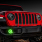 Oracle Jeep Wrangler JL/Gladiator JT LED Surface Mount Fog Light Halo Kit - ColorSHIFT