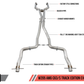 AWE Tuning Mercedes-Benz W205 AMG C63/S Sedan Track Edition Exhaust System (no tips)