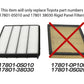 aFe MagnumFLOW Air Filters OER PDS A/F PDS Toyota Tundra 07-11 V8-4.7/5.7L