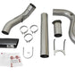 aFe Large Bore-HD 5in DPF Back 409 SS Exhaust System w/Black Tip 2017 Ford Diesel Trucks V8 6.7L(td)