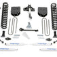 Fabtech 08-16 Ford F250/350 4WD 8in Basic Sys w/Perf Shks & Rr Lf Sprngs