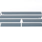 Putco 11-16 Ford SuperDuty - Super Cab 8ft (12pcs - 6.25in Wide) Black Platinum Rocker Panels