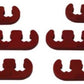 Moroso Spark Plug Wire Separator Kit - 7-9mm - Red