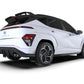 Rally Armor 2024 Hyundai Kona N Line Black UR Mud Flap - White Logo