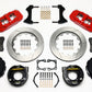 Wilwood AERO4 Rear P-Brake Kit 14.00in Red 58-64 Olds/Pontiac Ends 2.81in Offset