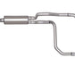 Gibson 87-92 Ford F-150 Custom 4.9L 2.5in Cat-Back Dual Split Exhaust - Stainless