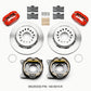 Wilwood Forged Dynalite P/S Park Brake Kit Red 12 Bolt 2.75in offset Staggered Shock