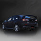 Corsa 08-14 Mitsubishi Lancer Evolution X Sedan 2.0L Black Sport Dual Rear Cat-Back Exhaust