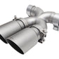 SOUL 13-16 Porsche 987.2 / 981 Cayman / Boxster Bolt-On X-Pipe w/ Tips - Slash Cut Sig Satin Tips