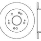 StopTech 06-09 Honda Civic Ex/Si Slotted & Drilled Left Rear Rotor