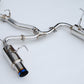 Invidia 2022+ Subaru WRX N1 Twin Outlet Single Layer Tip Cat-Back Exhaust