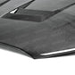 Seibon 08-12 Mitsubishi Lancer Evo X DV-Style Carbon Fiber Hood