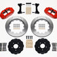 Wilwood Narrow Superlite 6R Front Hat Kit 14.00in Red Mitsubishi EVO VIII