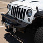 Road Armor 07-18 Jeep Wrangler JK Stealth Front Fender Flare Body Armor w/LED DRL - Tex Blk