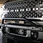 DV8 Offroad 2021-2022 Ford Bronco (Not For Factory Plastic Bumper) Factory Bumper Bull Bar - Black