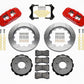 Wilwood AERO6 Front Hat Kit 14.00 Red 99-06 BMW E46