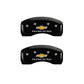 MGP 4 Caliper Covers Engraved F & R Chevy Racing Black Finish Silver Char 2019 Chevrolet Equinox