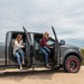 N-Fab Nerf Step 15-17 Ford F-150 SuperCrew 5.5ft Bed - Tex. Black - Bed Access - 3in