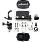 Wilwood Compact Tandem M/C - 1in Bore w/RH Bracket and Valve - Black