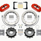 Wilwood Narrow Superlite 4R Rear Kit 12.88in Red 2012-Up Toyota / Scion FRS w/Lines