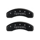 MGP 4 Caliper Covers Engraved Front & Rear Raptor Red finish silver ch