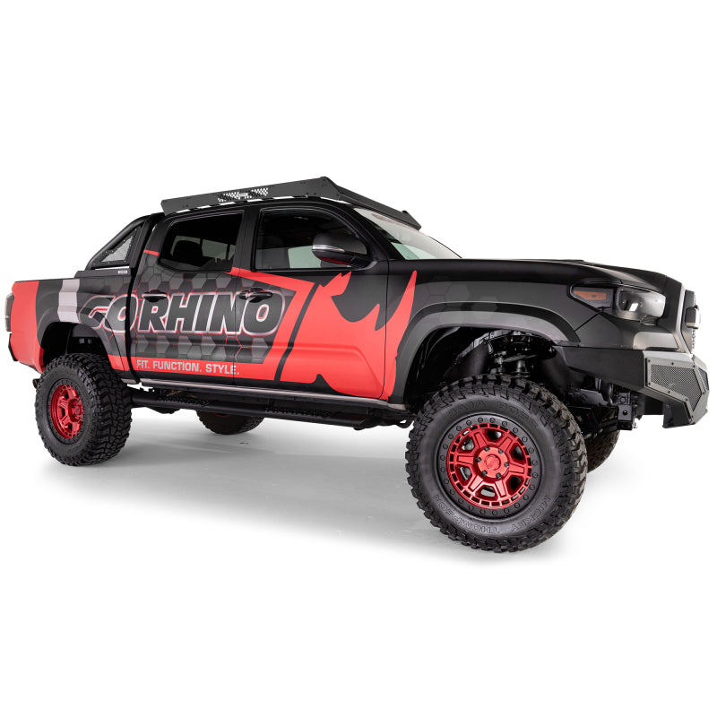 Go Rhino 16-21 Toyota Tacoma Ceros Low Profile Roof Rack Textured Black