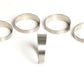 Ticon Industries 6.0in 45 Degree 1D/6in CLR Tight Radius 1.2mm/.047in Wall Titanium Pie Cuts - 5pk