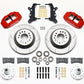 Wilwood Narrow Superlite 6R Front Hub & 1PC Rtr Kit 12.88in-Red 60-68 Ford / Mercury Full Size