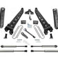 Fabtech 08-16 Ford F350/450 4WD 8 Lug 6in Rad Arm Sys w/Coils & Dlss Shks