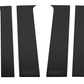 Putco 2020 GMC Sierra HD - GMC Etching - Crew Cab / Dbl Cab (6pcs) Black Platinum Pillar Posts