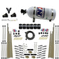 Nitrous Express 8 Cyl Dry Direct Port Three Stage 6 Solenoids Nitrous Kit (200-600HP) w/10lb Bottle