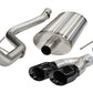 Corsa 11-13 Ford F-150 Raptor 6.2L V8 Black Sport Cat-Back Exhaust