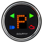 Autometer Designer 2-1/16in Chrome Domed Lens Black Dial PRNDL Gauge