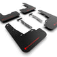 Rally Armor 2022 Hyundai Elantra N & N Line Black UR Mud Flap w/ Red Logo