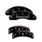MGP 4 Caliper Covers Engraved Front & Rear MGP Yellow Finish Black Char 2009 Nissan Altima