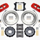 Wilwood AERO6 Front Hat Kit 14.25 Red 2008-2009 Pontaic G8 w/Lines
